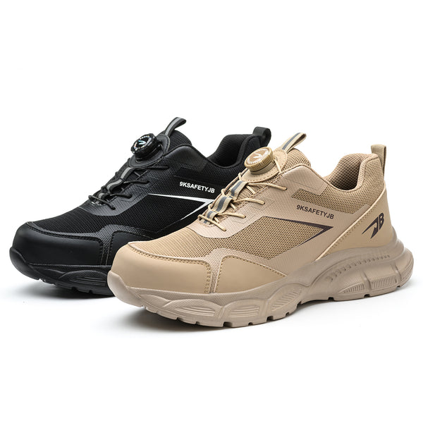 9KJB Knob Lacing System Safety Steel Toe Shoes 7925
