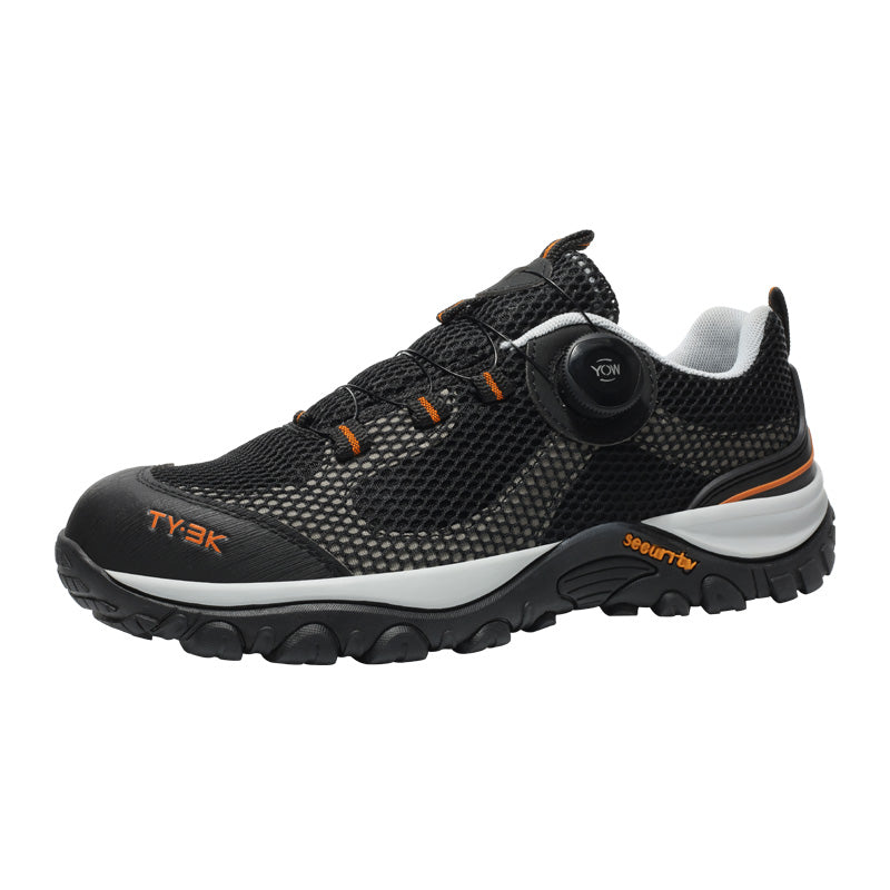 GS8838 Knob Lacing System Steel Toe Summer Breathable Shoes