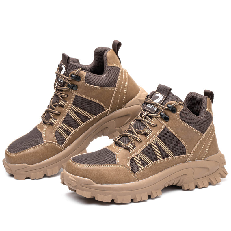 Brown colour safety shoes Clearance