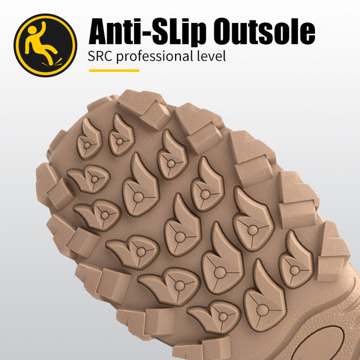 9KSafety 665 Shoes Brown