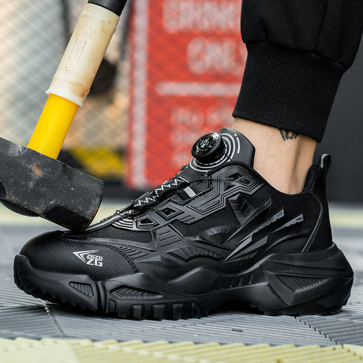 BOA Safety Steel Toe Shoes Black