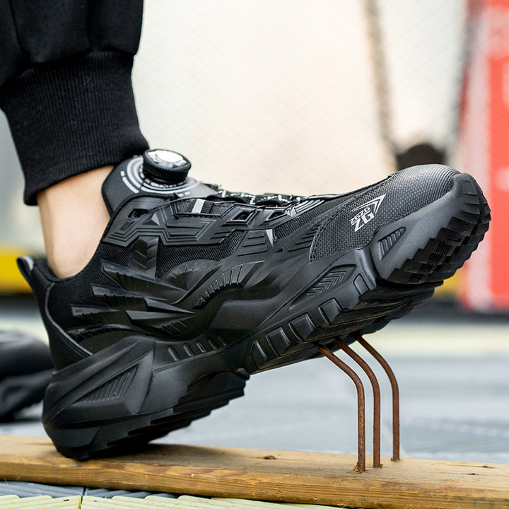 BOA Safety Steel Toe Shoes Black