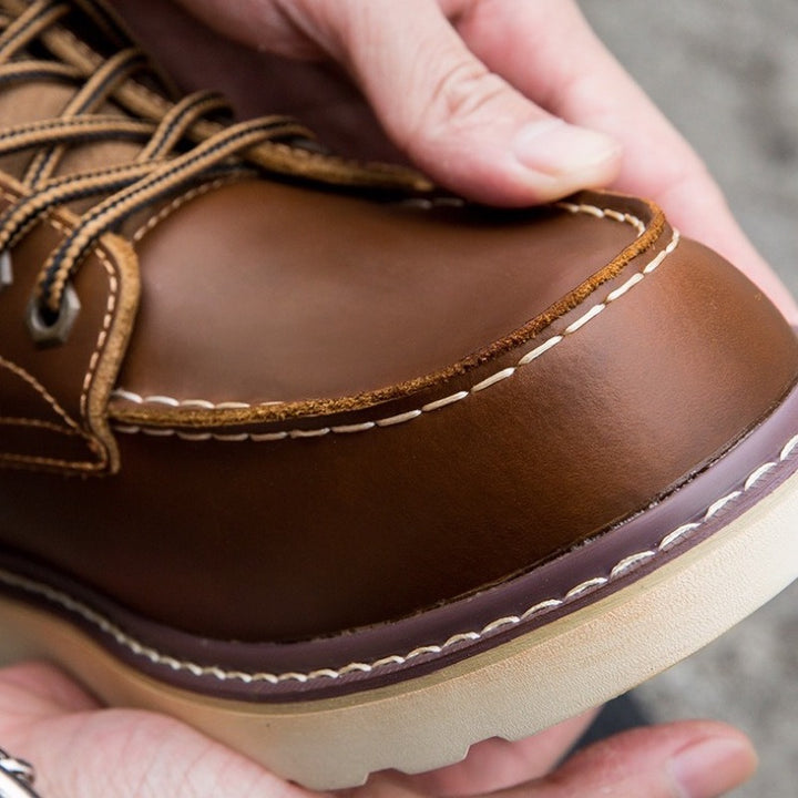 9KSafety B008 Work Boots Brown