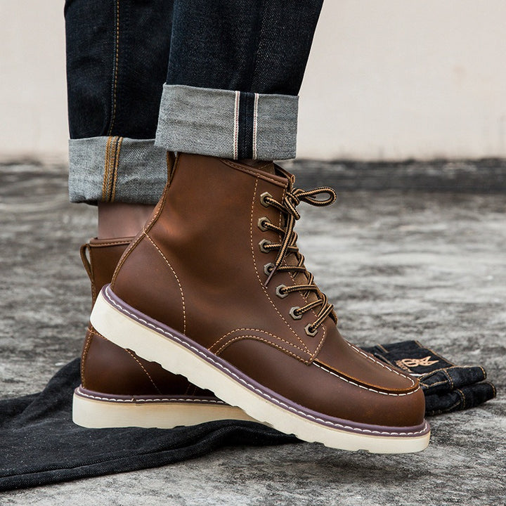 9KSafety B008 Work Boots Brown