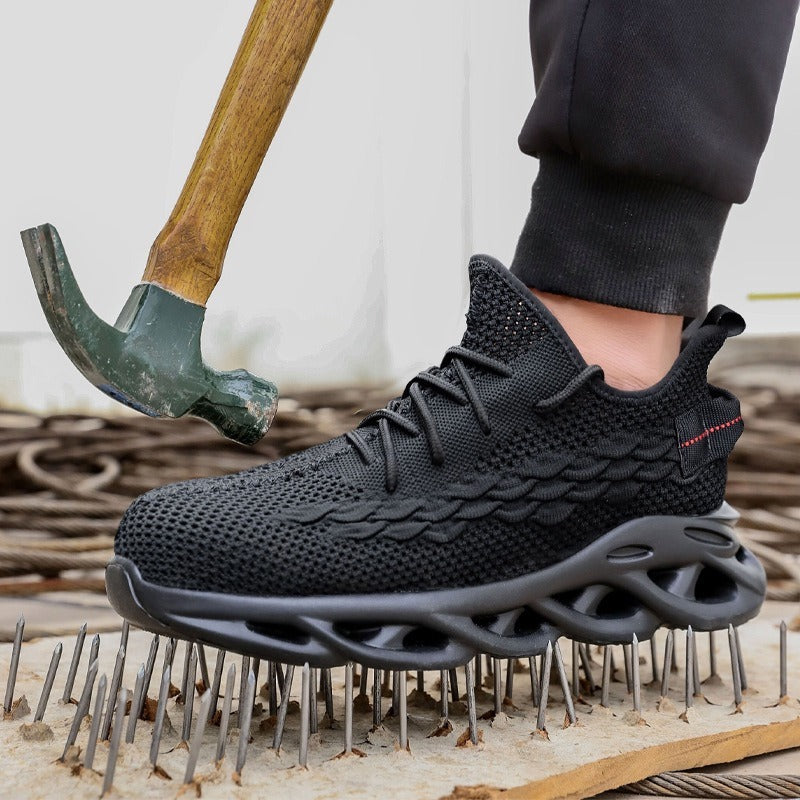 JF844 Mesh Fabric Quick Dry Breathable Steel Toe Shoes – 9K