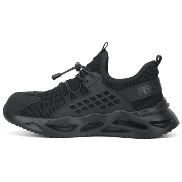 9KSafety JF858 Steel Toe Shoes Black