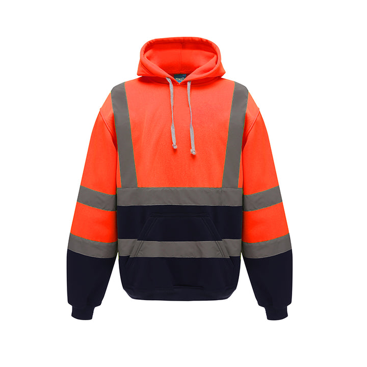 9KSafety Safety Sweatshirts Orange Black