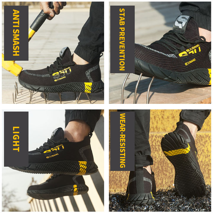 9KSafety 792 Steel Toe Shoes Yellow