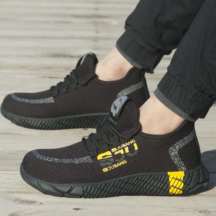 9KSafety 792 Steel Toe Shoes Yellow