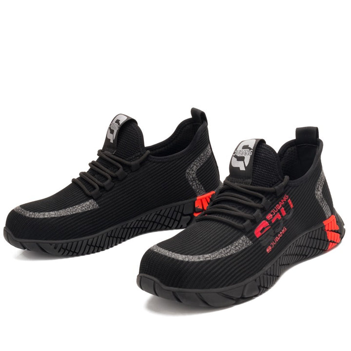 9KSafety 792 Steel Toe Shoes Red