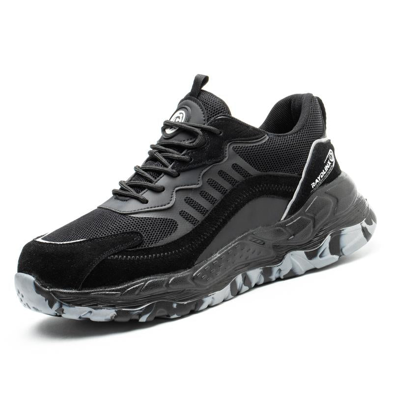 Steel Toe Work Shoes With Thick Soles Skyscraper F23 Sneakers